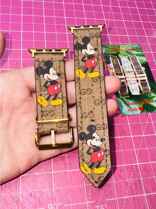 SLG by Anna❤️ Handbags - ❤️ GG Disney Apple Watch band Handmade ♻️ Custom made-by-order!